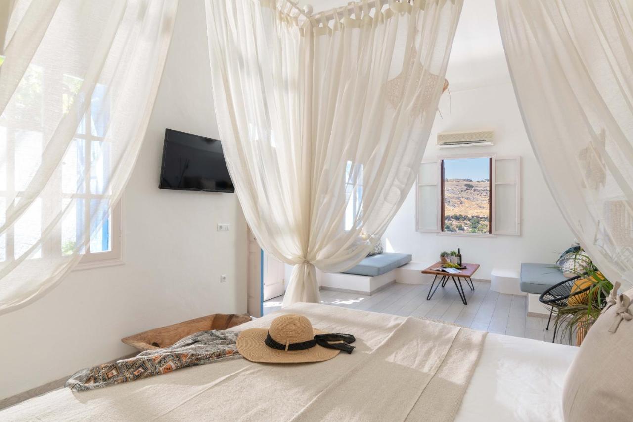Lindos Beach Boutique Villa Esterno foto
