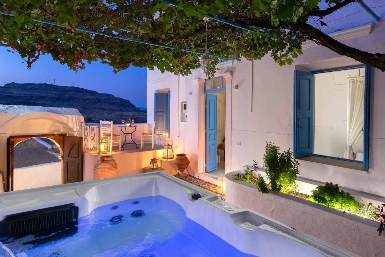 Lindos Beach Boutique Villa Esterno foto