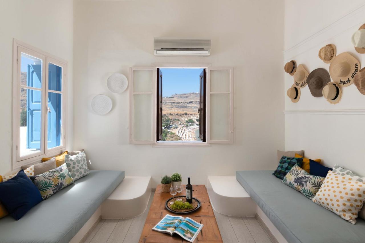Lindos Beach Boutique Villa Esterno foto